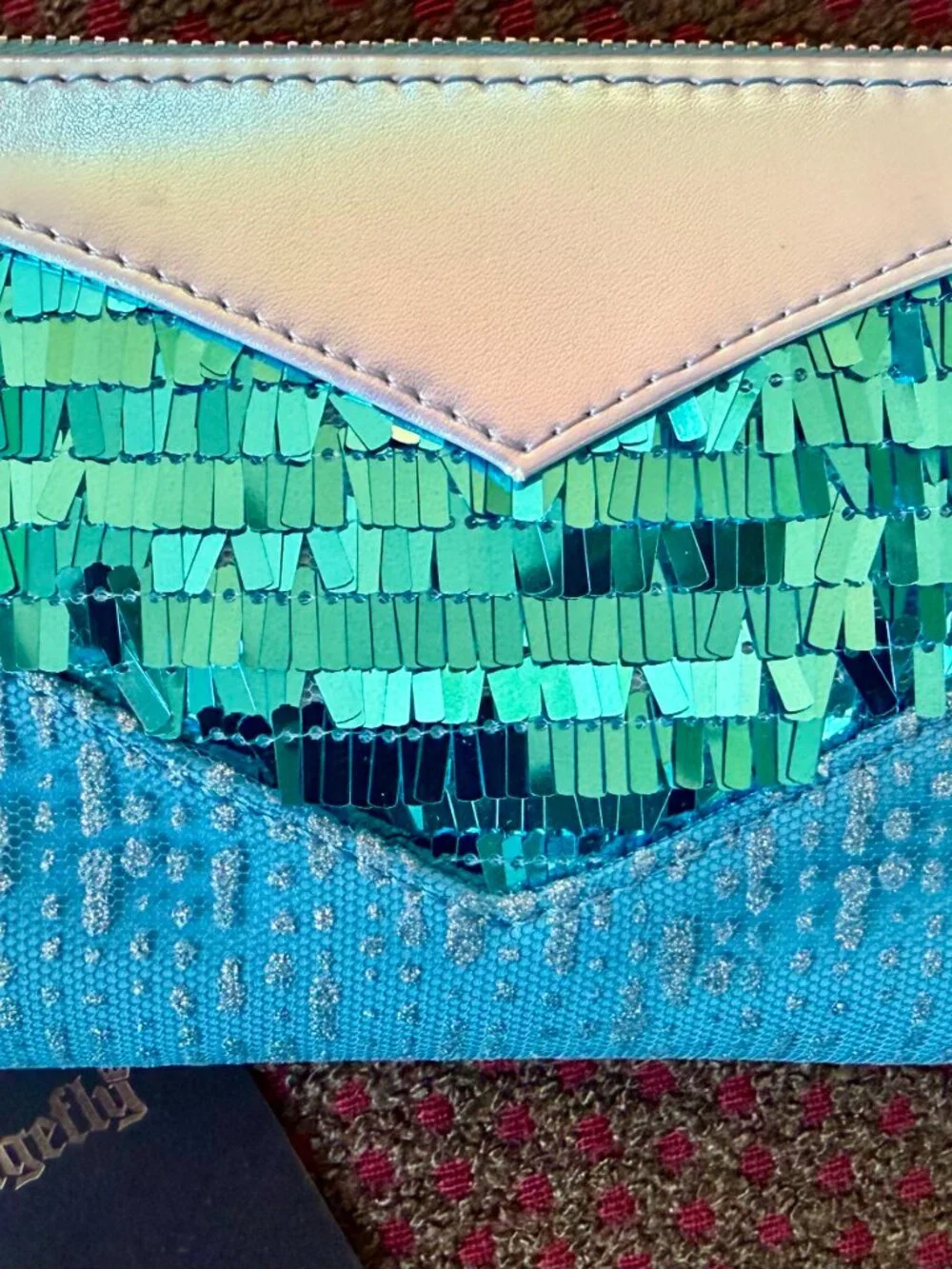 Loungefly Disney Frozen Elsa Glitter Sequin Cosplay Mini Backpack Wallet Set NWT